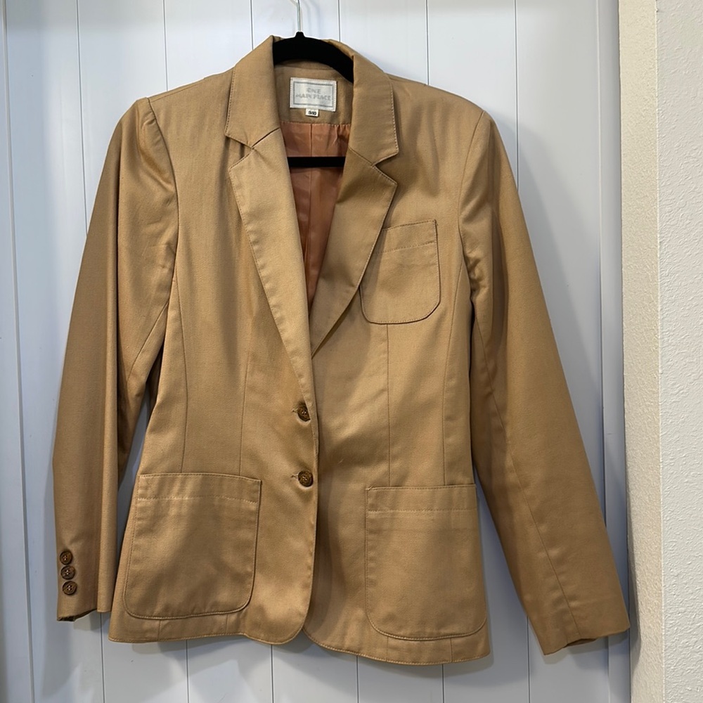 Camel Blazer Jacket